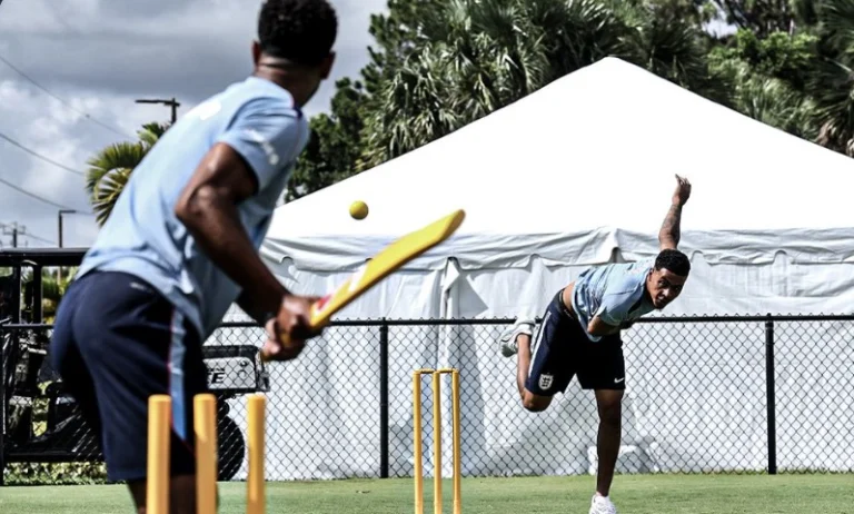 England Stars Jude Bellingham and Morgan Rogers Turn World Cup Camp Into a Cricket Session