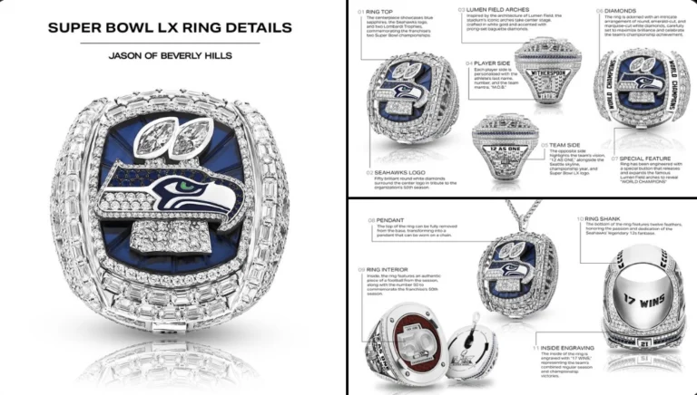 Seattle Seahawks Super Bowl LX Ring Drops Today and the Details Are Next Level