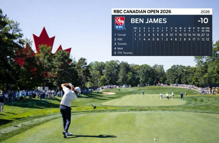 RBC Canadian Open 2026 Third Round: Ben James Leads After 36 Holes | Live Leaderboard & Preview