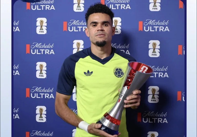 Luis Díaz Named Michelob Ultra Superior Player of the Match in Colombia’s World Cup Opener